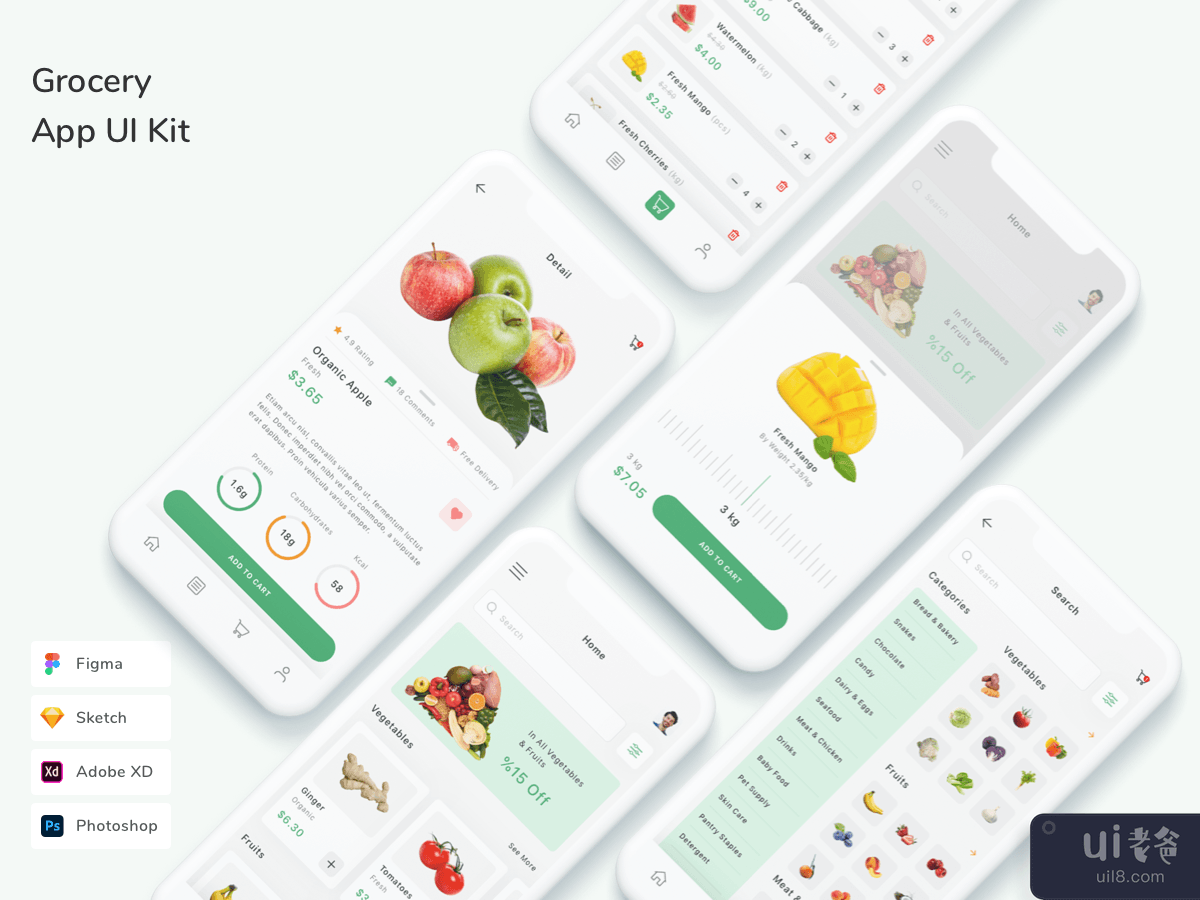 Grocery App UI Kit