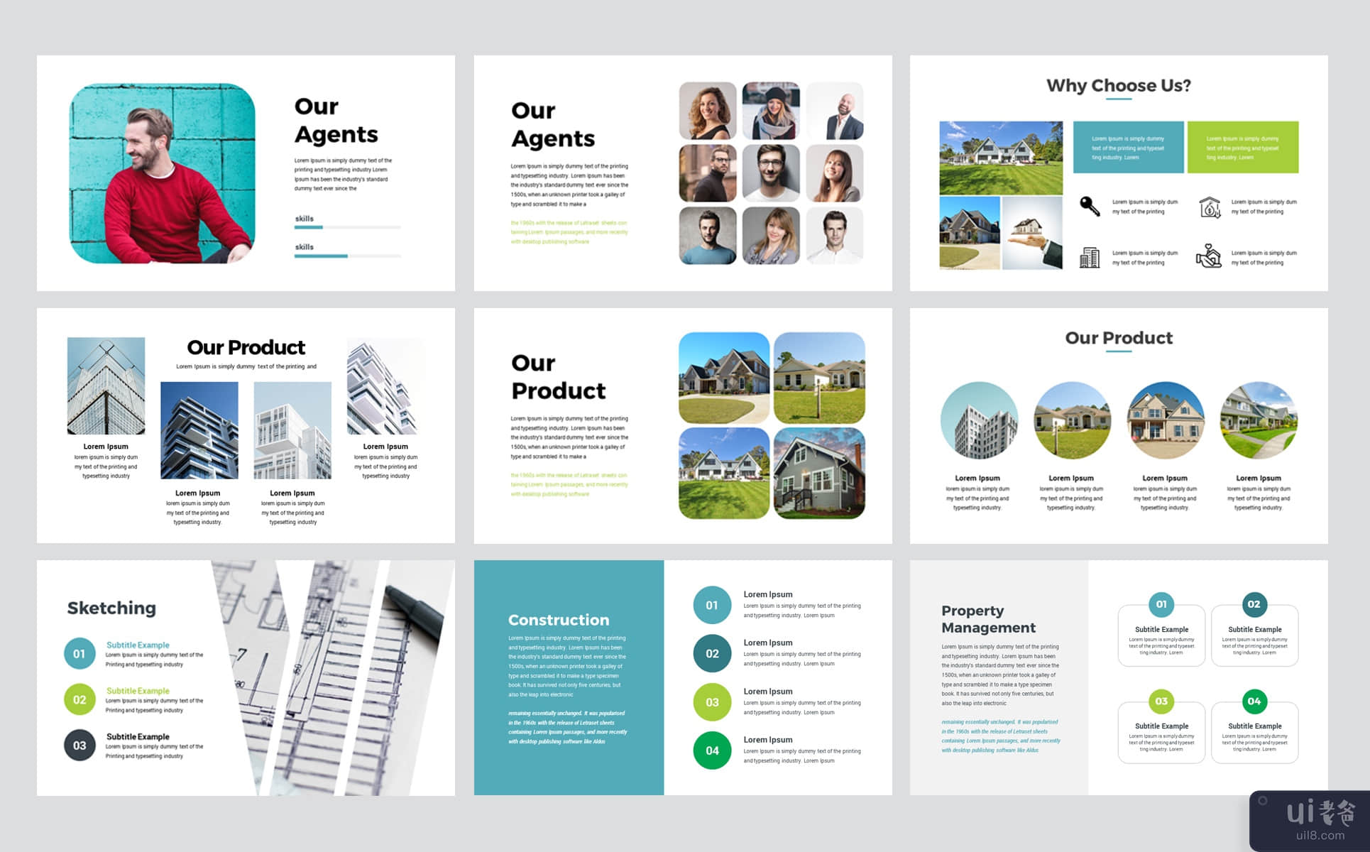 房地产的PowerPoint演示模板(Real Estate PowerPoint Presentation Template)插图2
