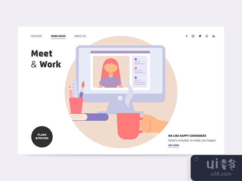 Web Service Page Cowork