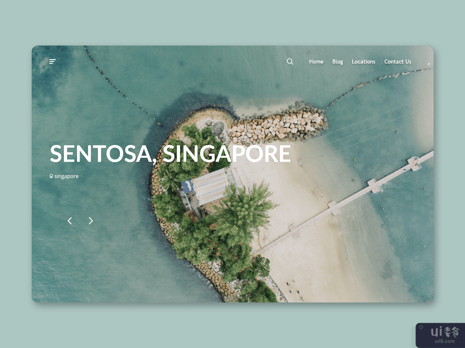 Travel Web Concept