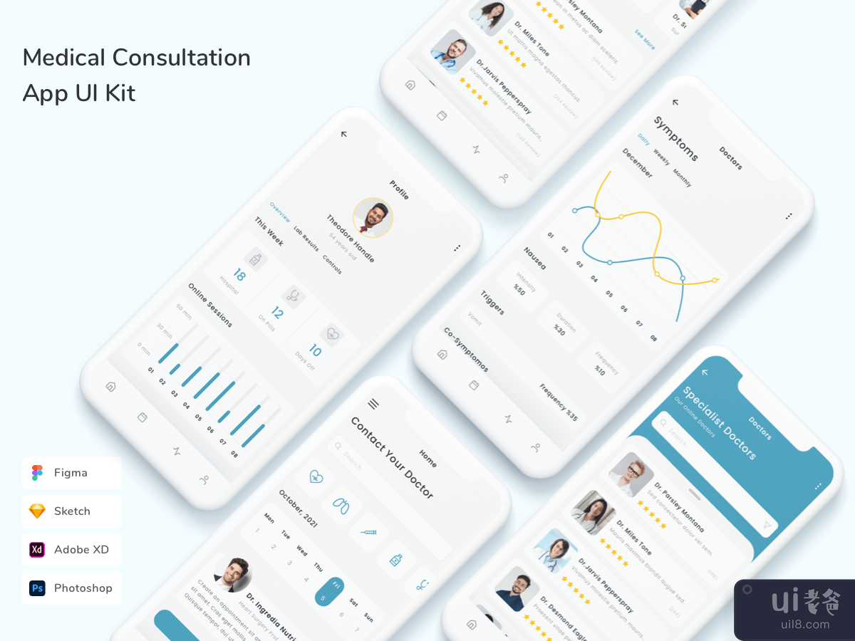 Medical Consultation App UI Kit