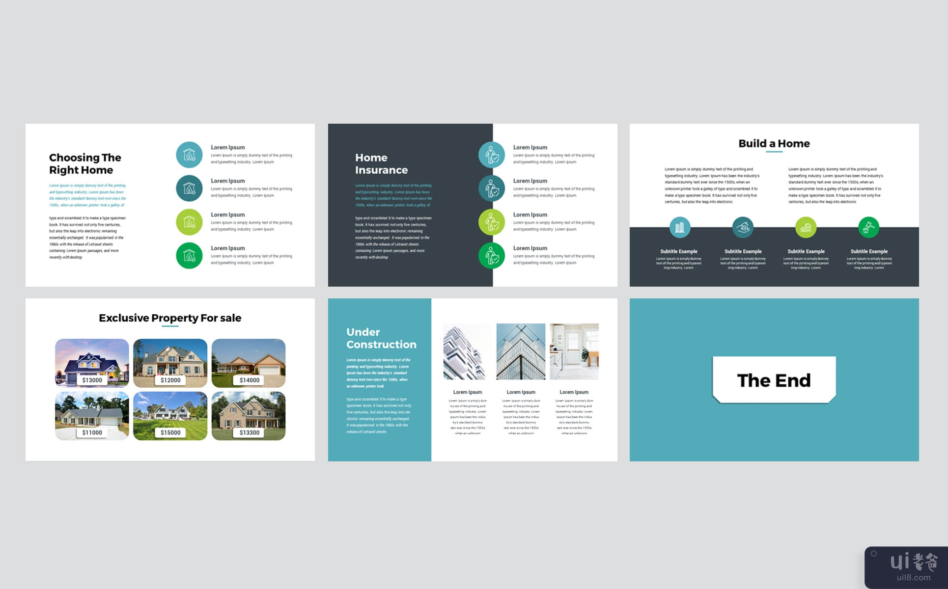 房地产的PowerPoint演示模板(Real Estate PowerPoint Presentation Template)插图3