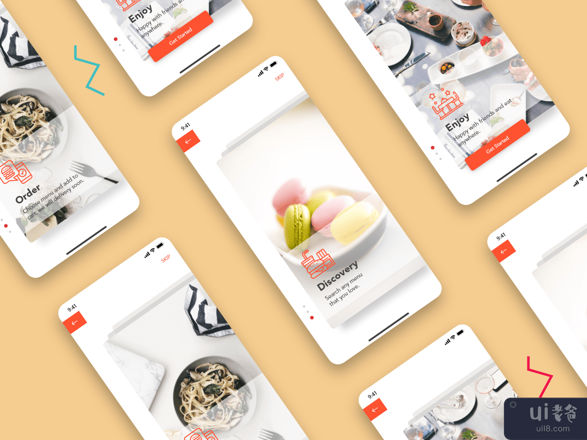 3 Onboard screen for Food Delivery