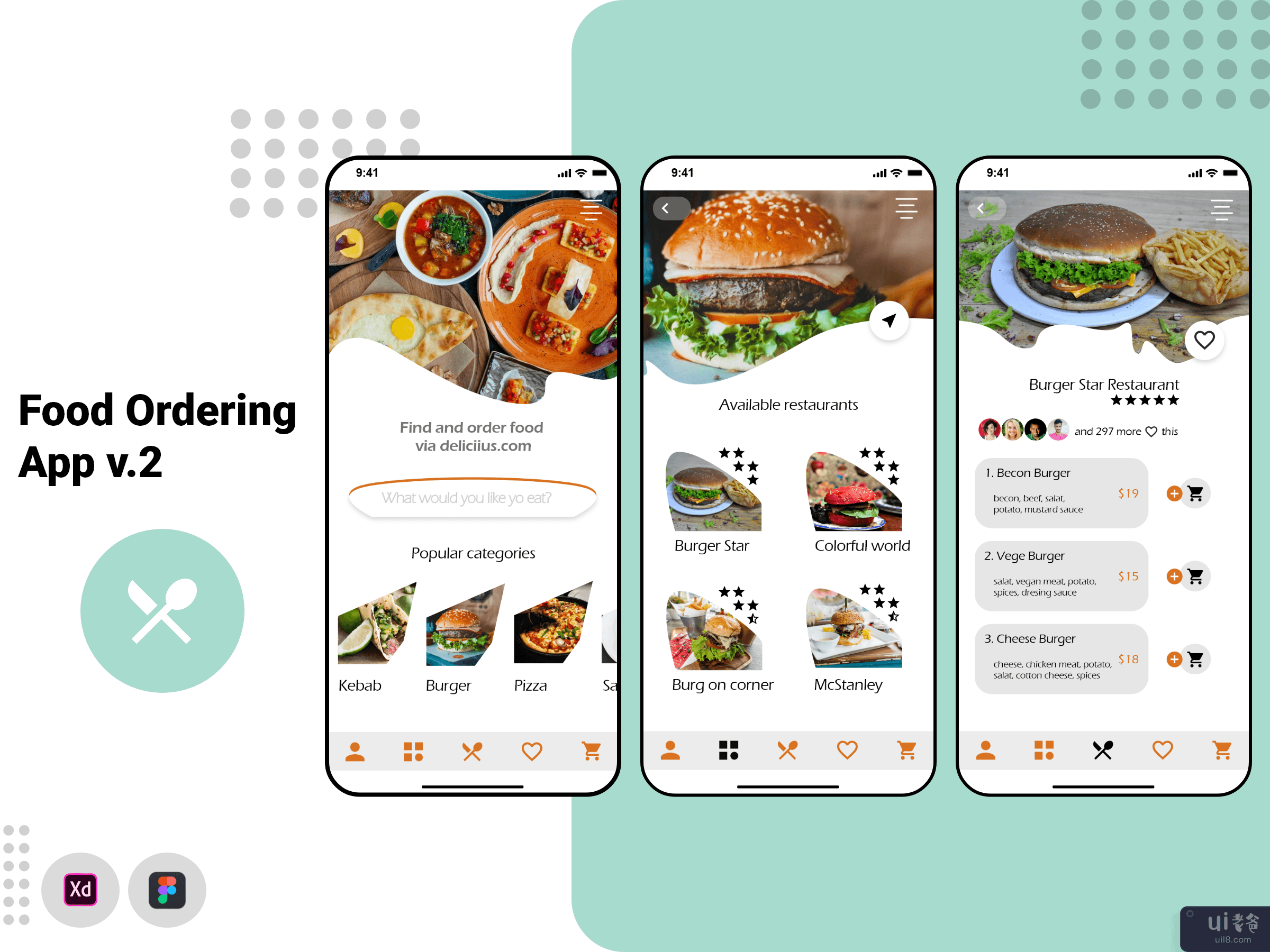 食品订购应用程序 v.2(Food Ordering Application v.2)插图