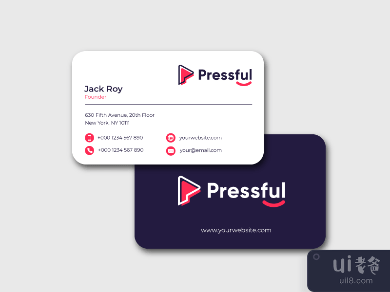 Modern Minimalist Business Card For your Brand