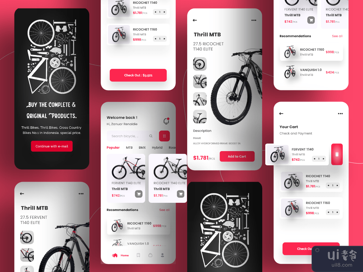 Bicycle Store App Design