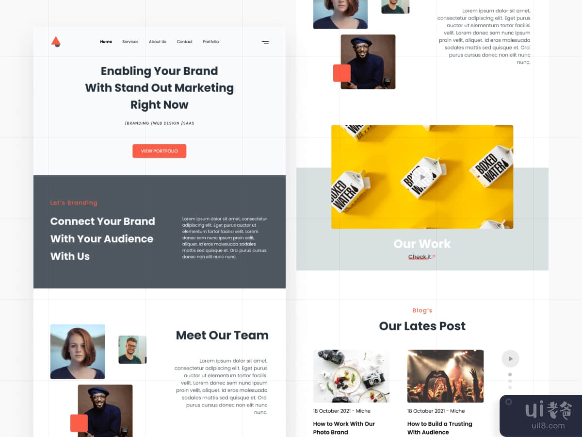 Creative Agency - Web UI Kits Template