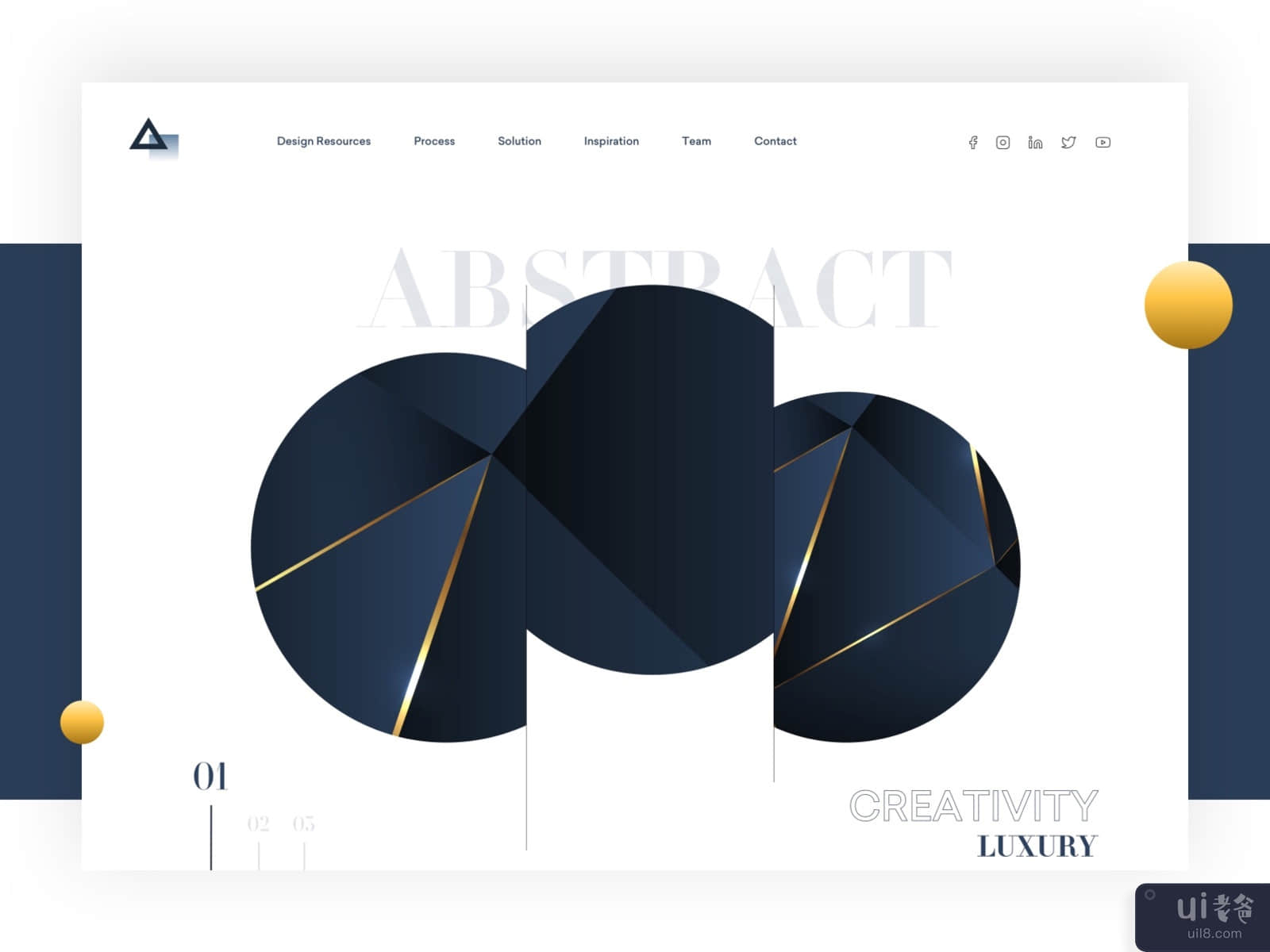 Abstract web concept