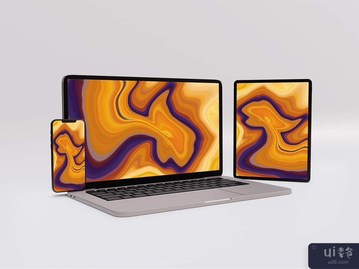 Responsive Devices Mockups for UI Design