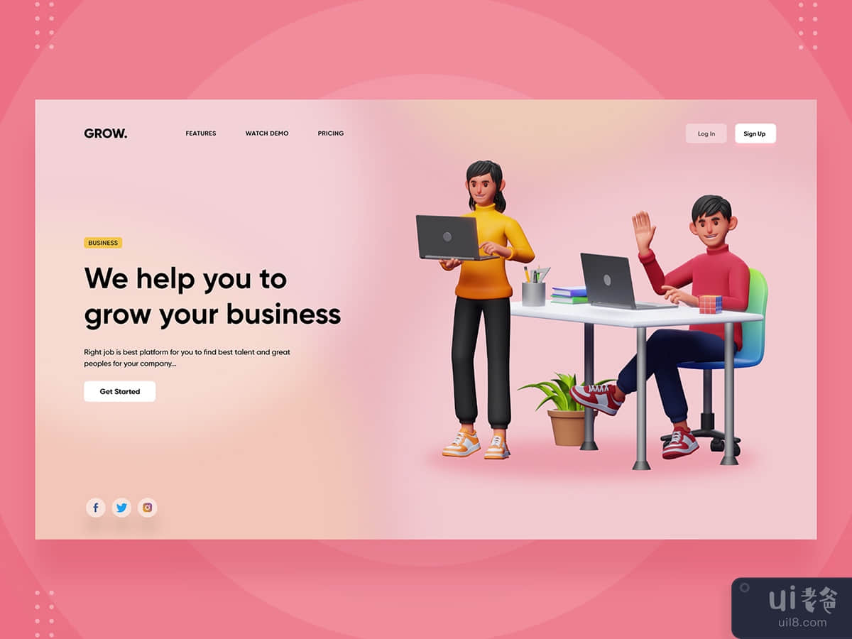 Business Landing Page