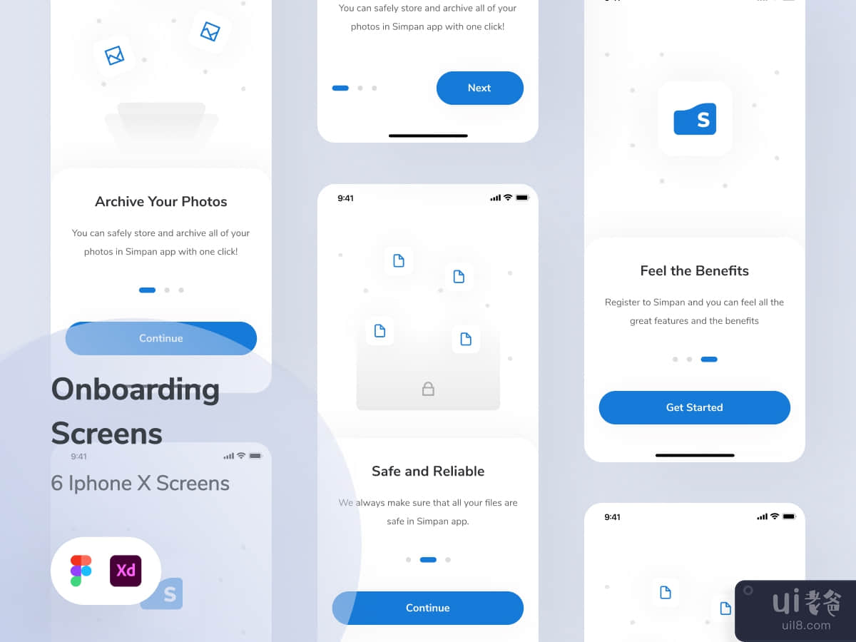 Onboarding Screen App UI