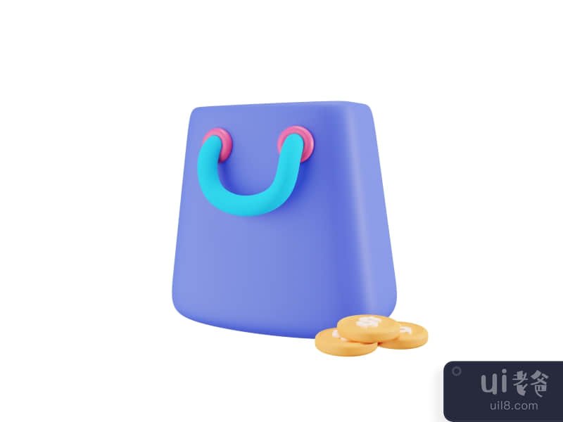 Shopping Bag - 3D Icon