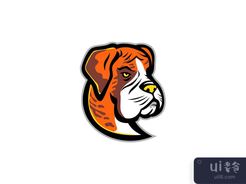Boxer Dog Mascot