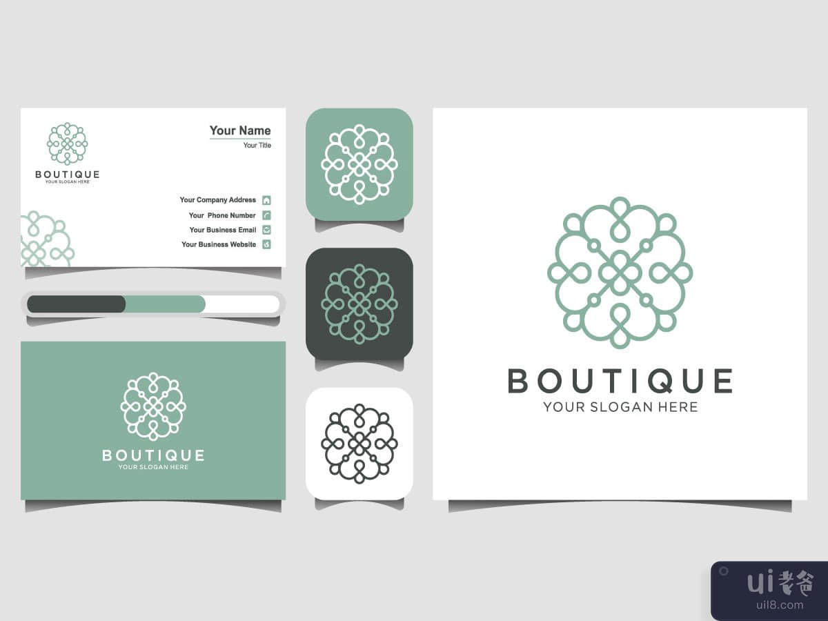 Boutique branding concept