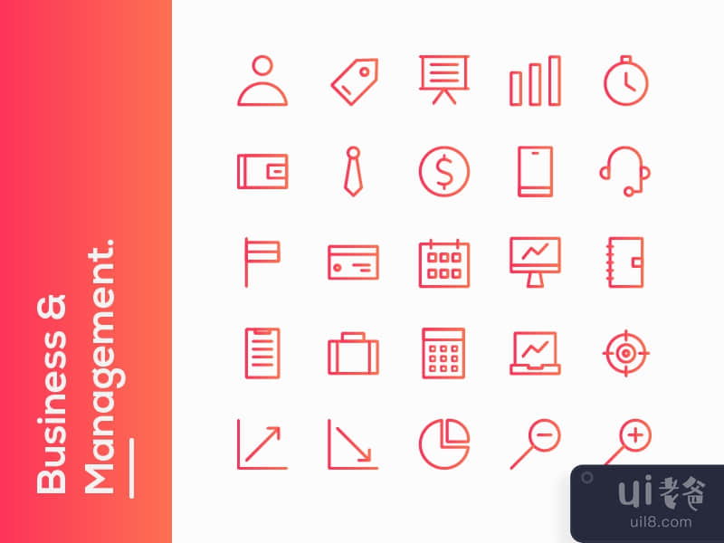 Bussines Management Icons