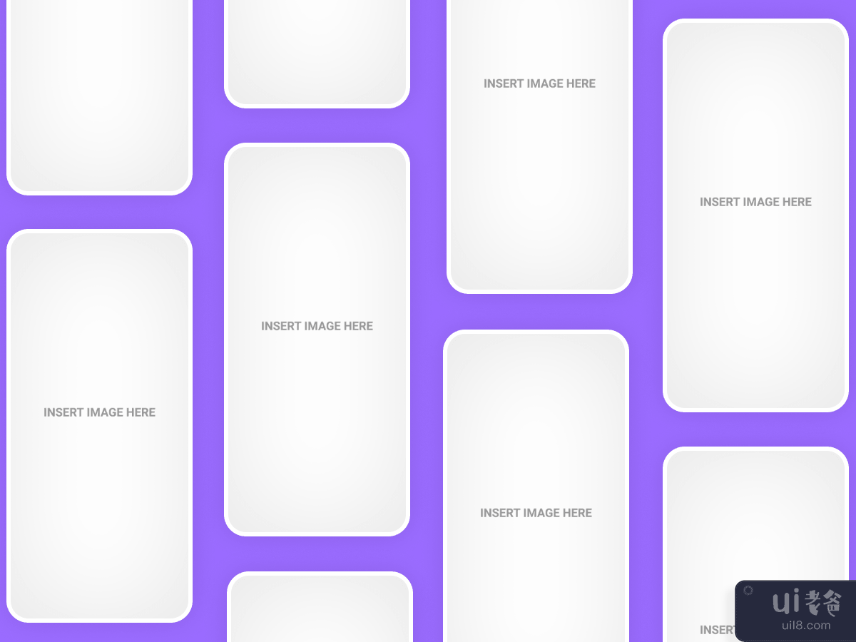 iOS Mobile App Mockup 4 Design