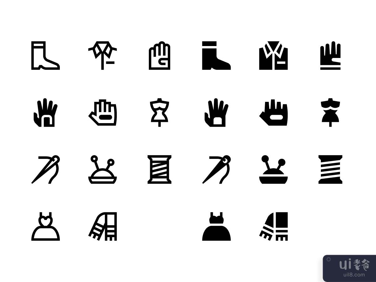 22 Clothing Icons