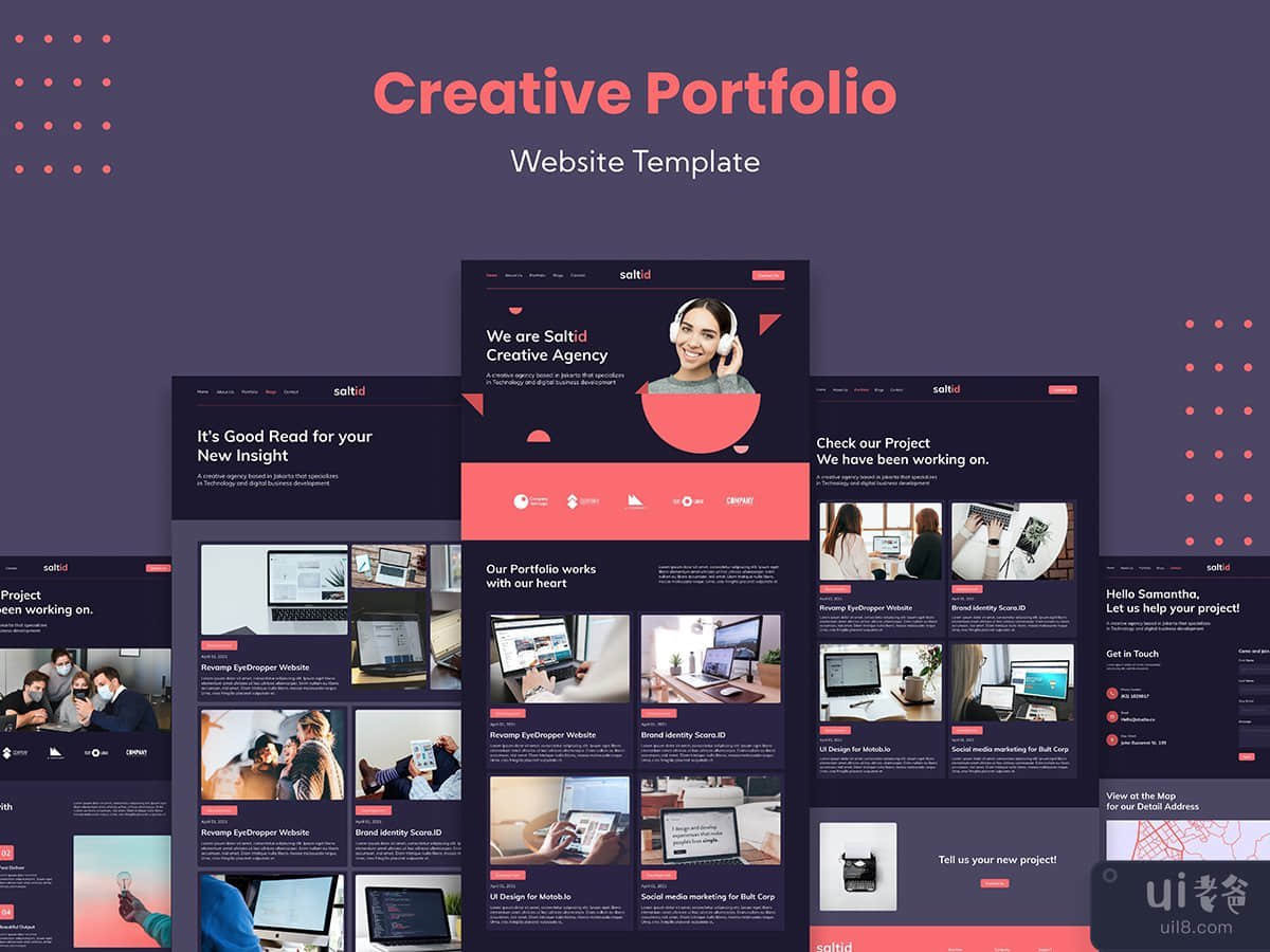 Creative Portfolio Website Template