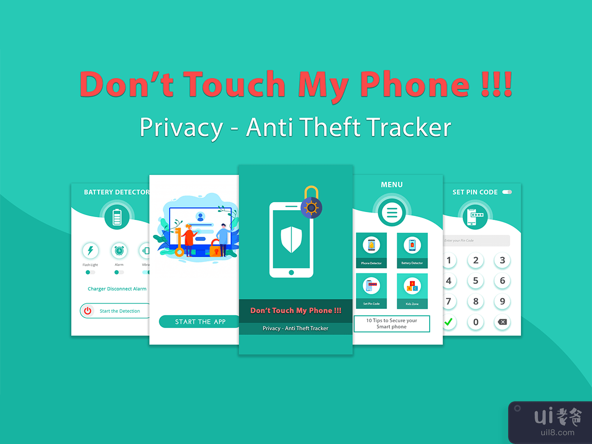 Don't Touch My Phone App