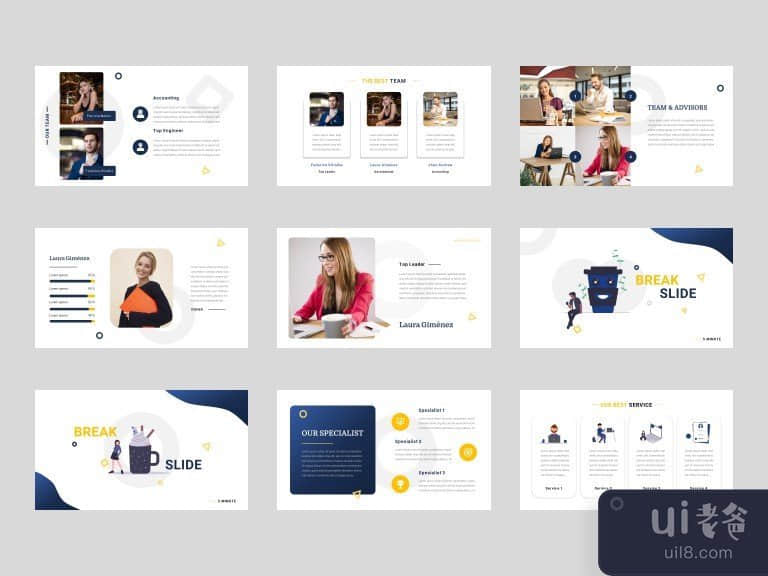 Bizniz - Google 幻灯片演示模板(Bizniz - Google Slides Presentation Template)插图1