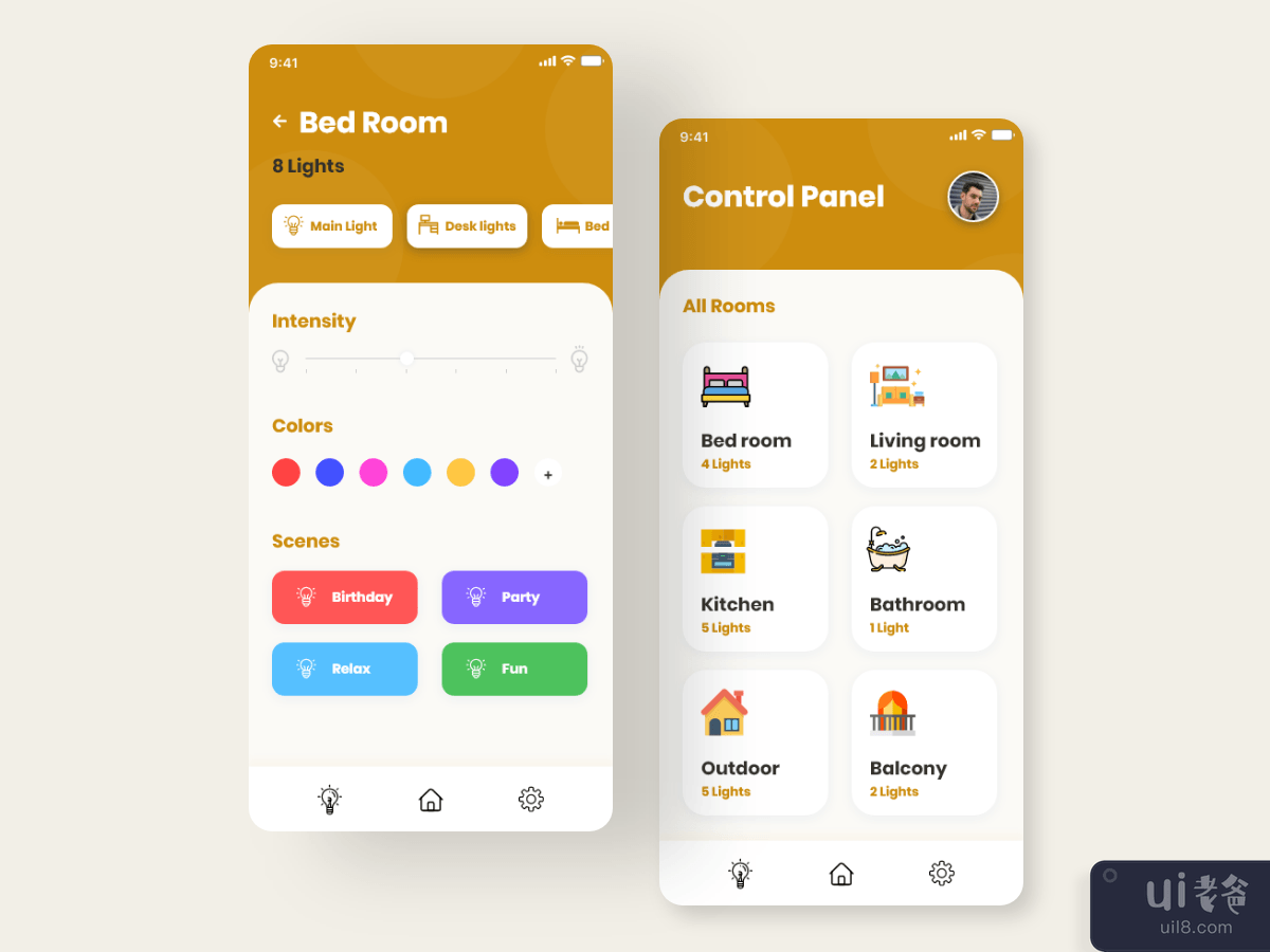 Home control app