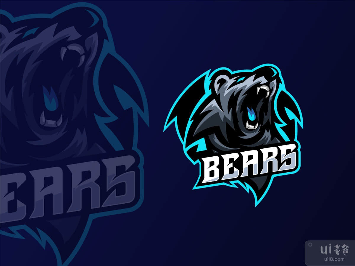 Bear Mascot Logo