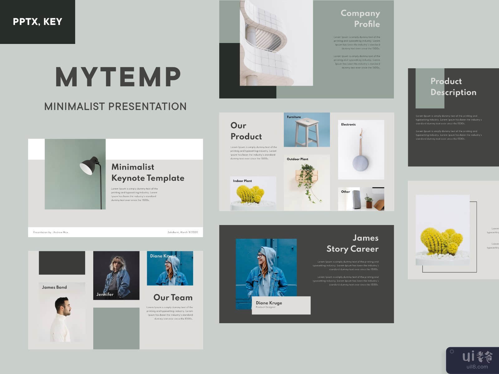 Minimalist Presentation Template v2