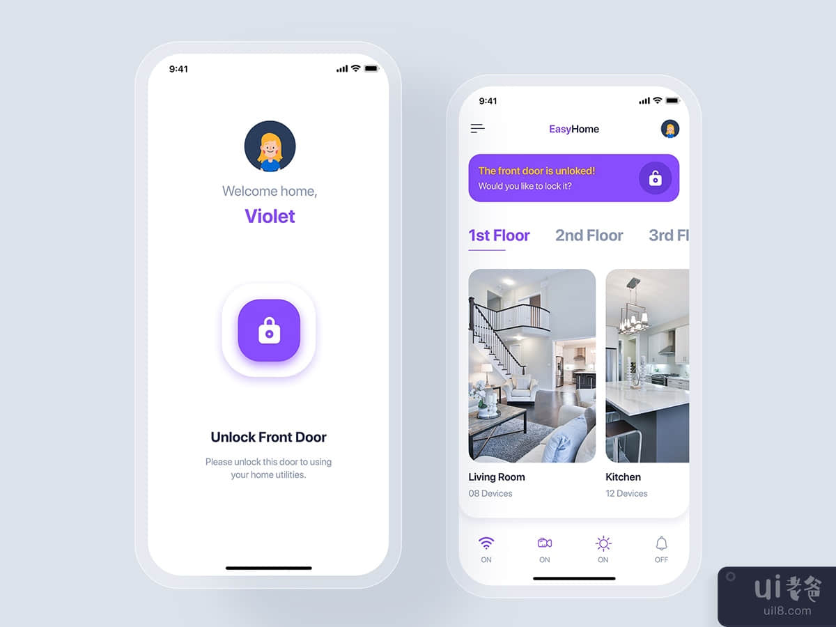 Smart Home mobile app concept