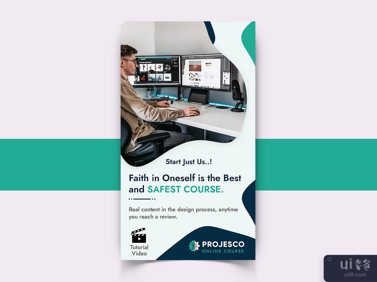 Online Course Social Media Post Template