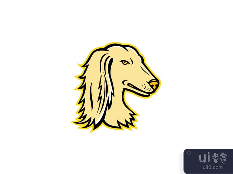 萨路基或波斯灰狗吉祥物