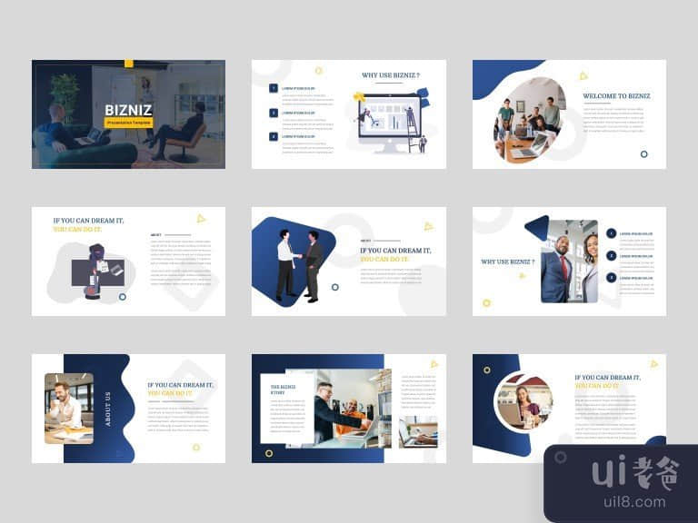 Bizniz - Google 幻灯片演示模板(Bizniz - Google Slides Presentation Template)插图2