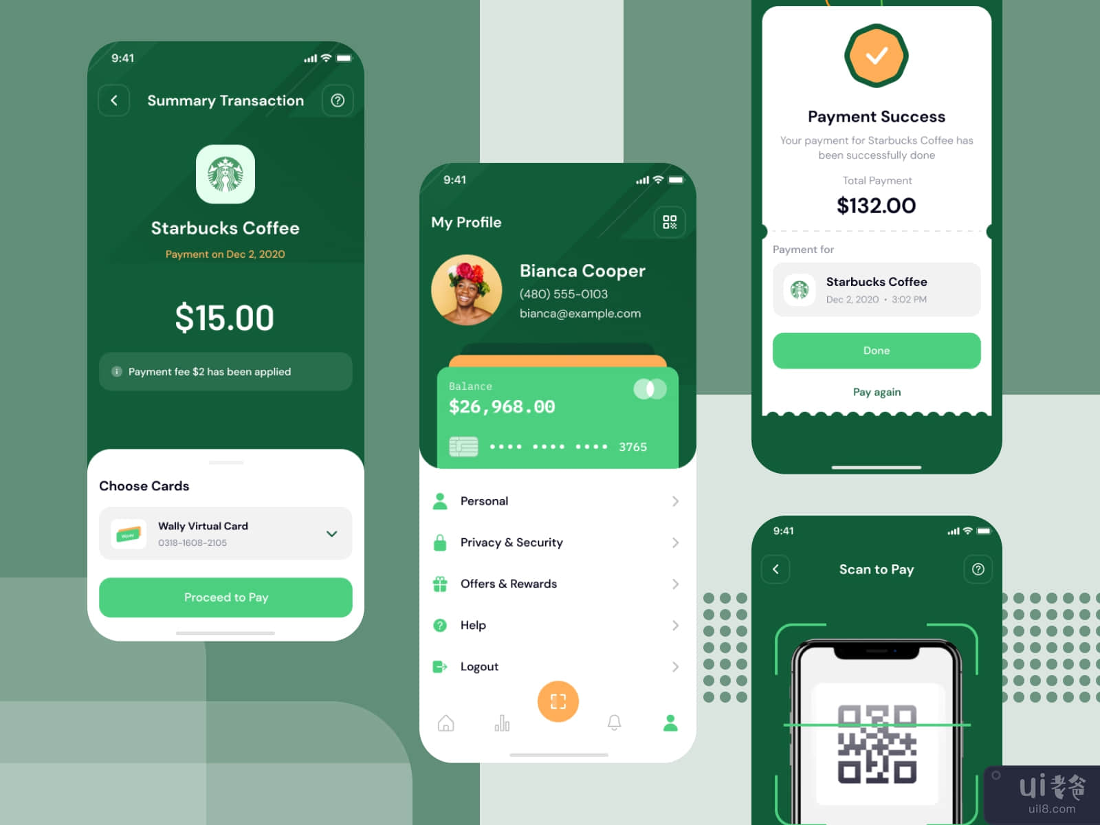 Fastpay - Wallet app ui kit #4