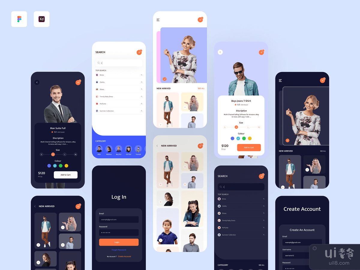 E-commerce mobile app _ fashion mobile app