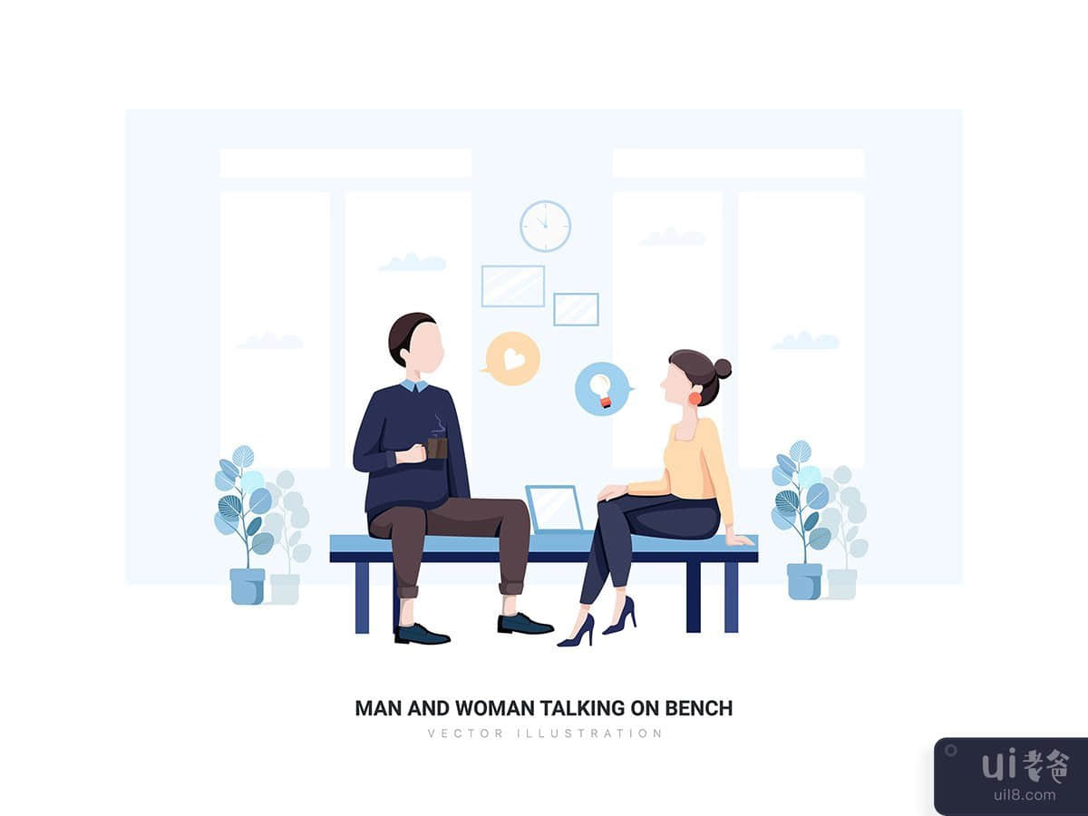 Office Culture Vector Illustration