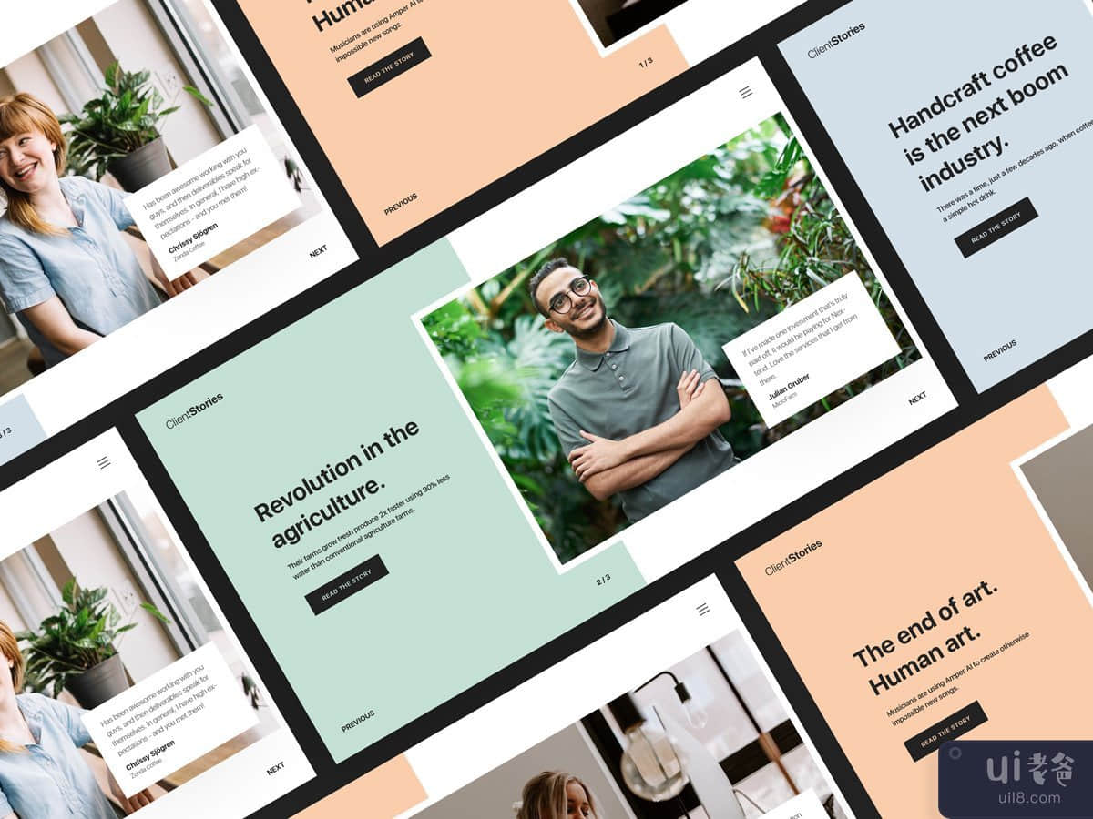 ClientStories - Creative Landing Page