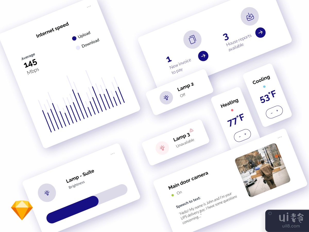 Smart Home UI Components