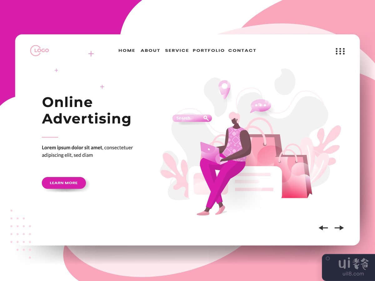 Landing page Online Advertising