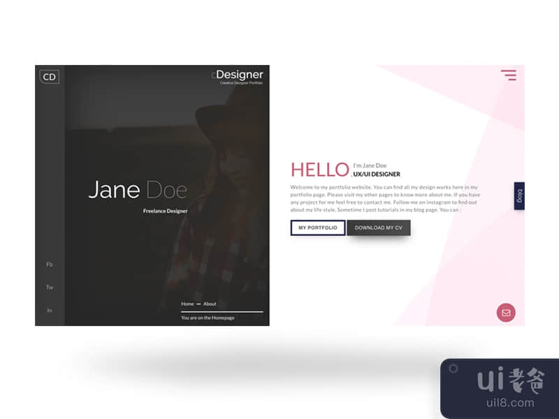 Designer Portfolio Template