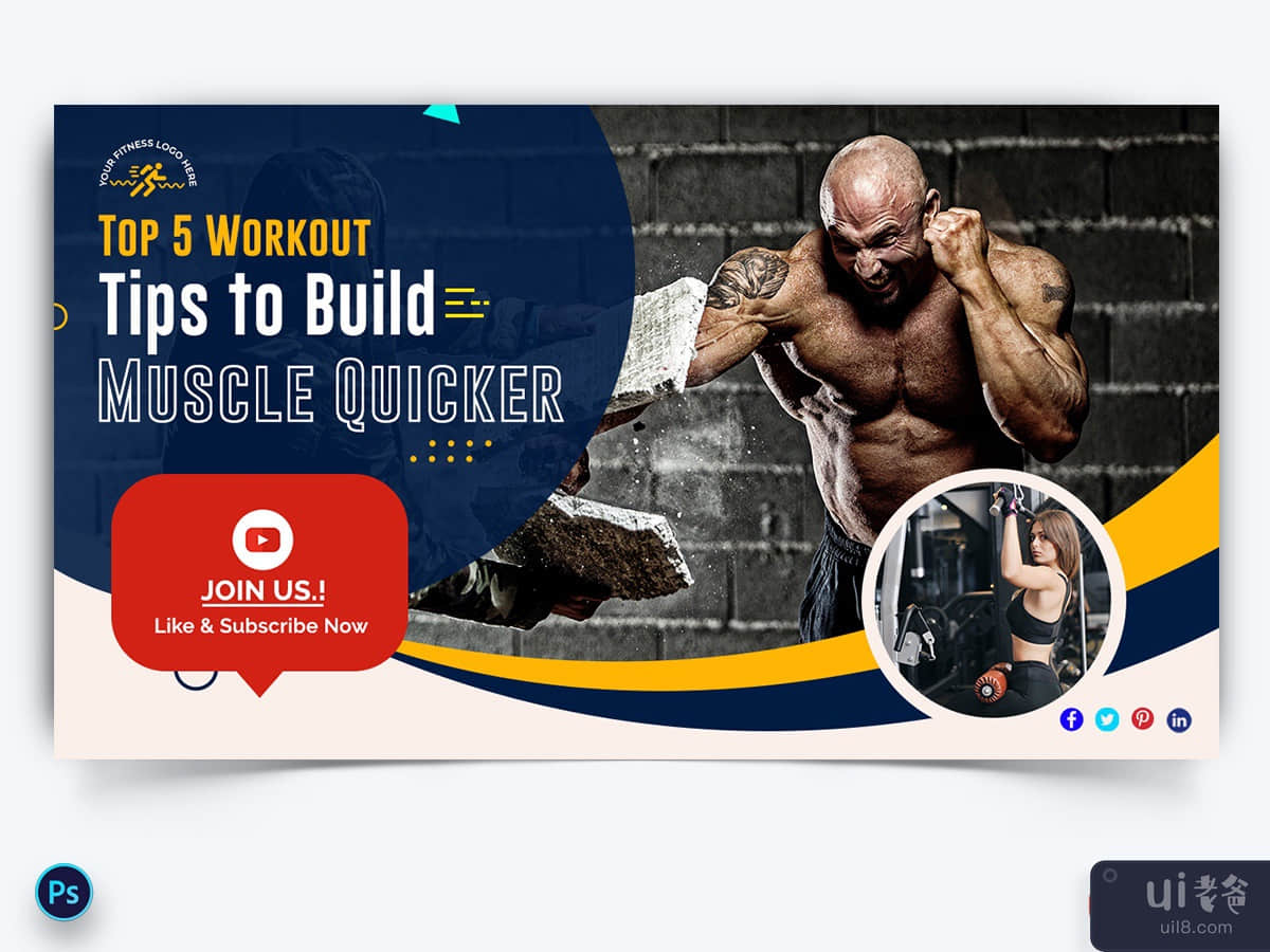 Fitness Youtube Thumbnails