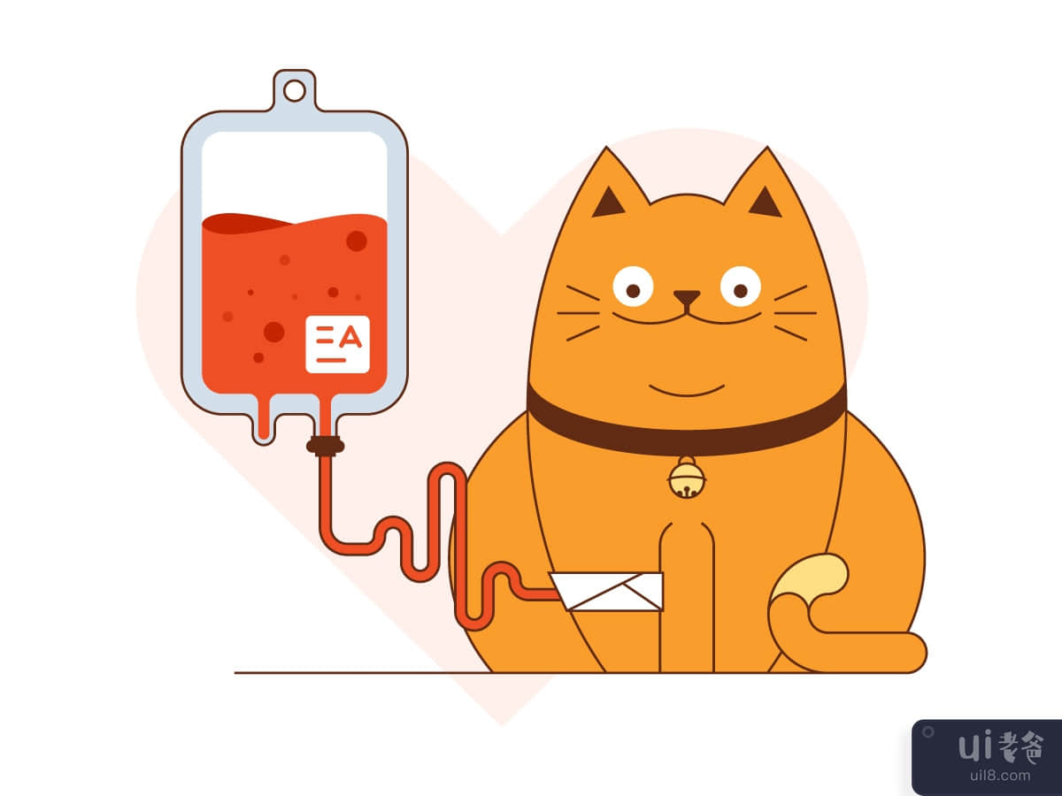 Blood donation for cats