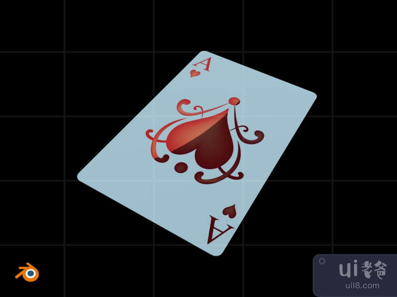 3D Game item glow in the dark illustration pack - Card