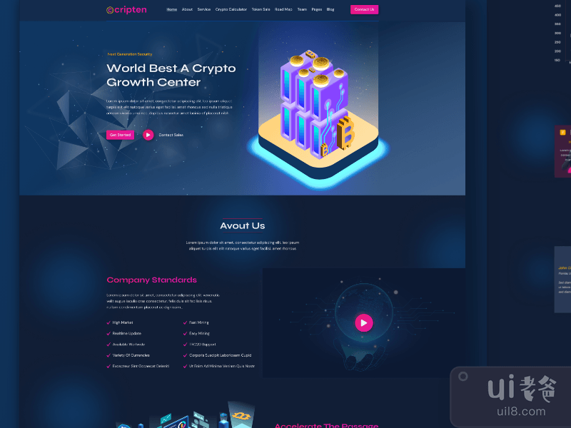 Cryptocurrency website