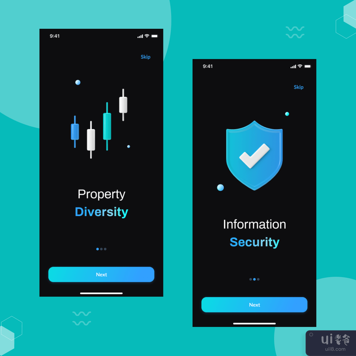 加密货币 ui 套件 - 演练。(Cryptocurrency ui kit - Walkthrough.)插图2