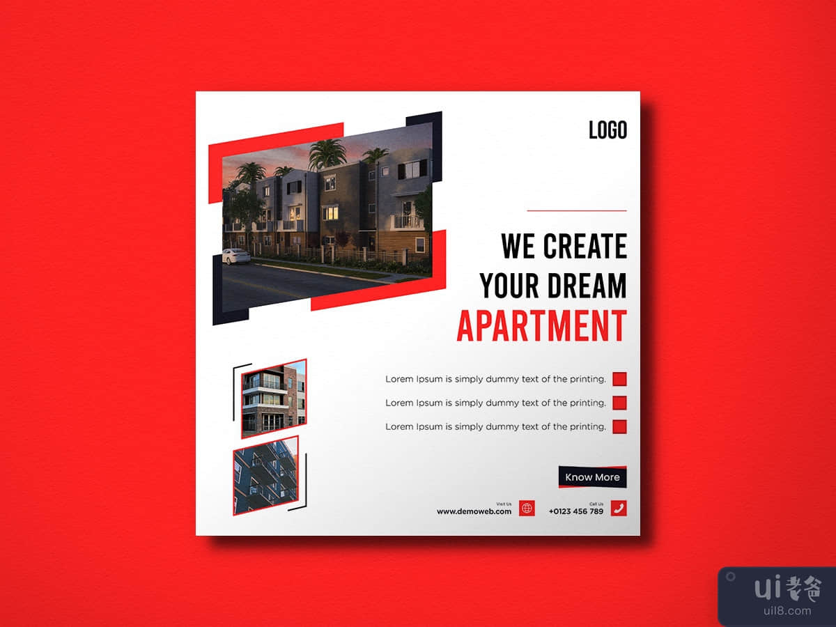 Corporate social media or Instagram post template design