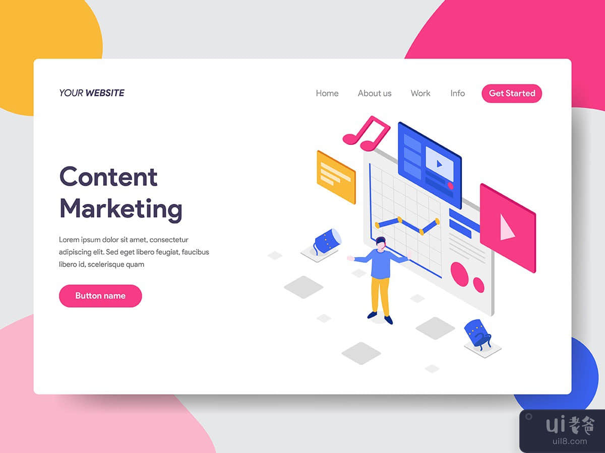 Content Marketing Illustration