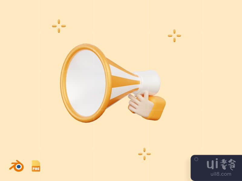 Advertisement - 3D Sale & Marketing Illustration