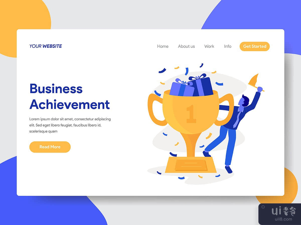 Business Achievement Vector illustration