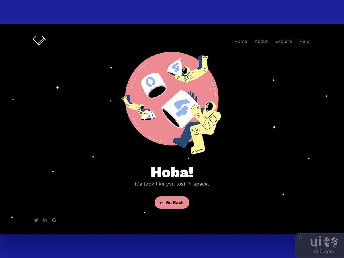 404 Page Illustration