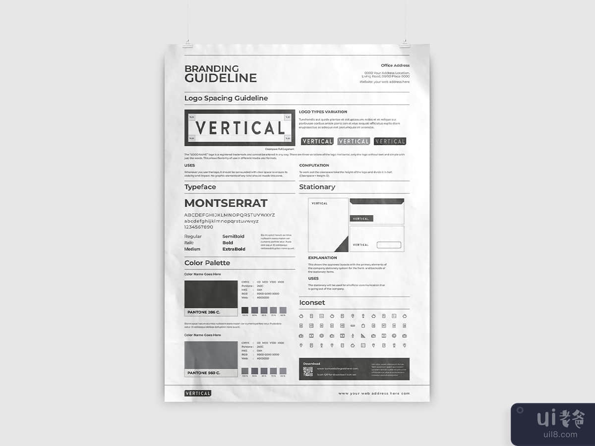 A3 Brand Guideline poster Din A3 Brand Guideline poster 
