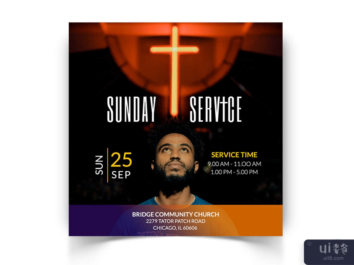 Church Speech Social Media Post Template